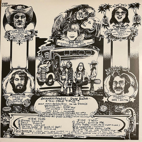 Doug Sahm Groover's Paradise LP Mint (M) Mint (M)