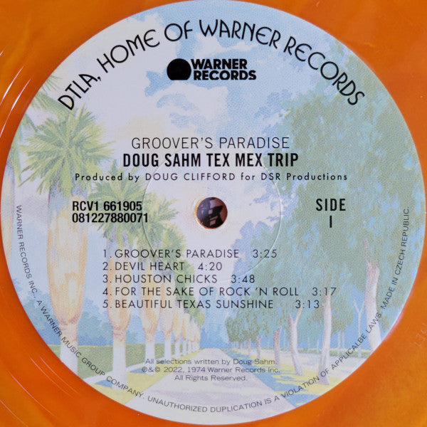 Doug Sahm Groover's Paradise LP Mint (M) Mint (M)