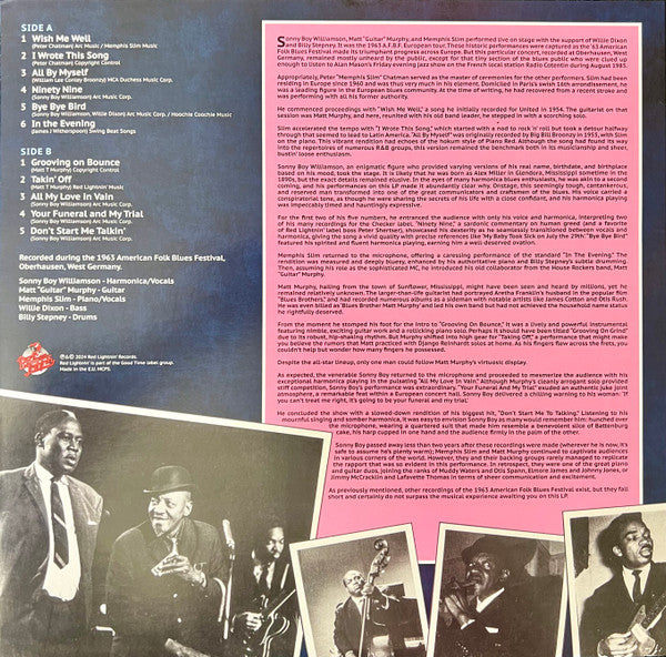 The Reissued 1963 Blues Festival | Mint (M) Mint (M)