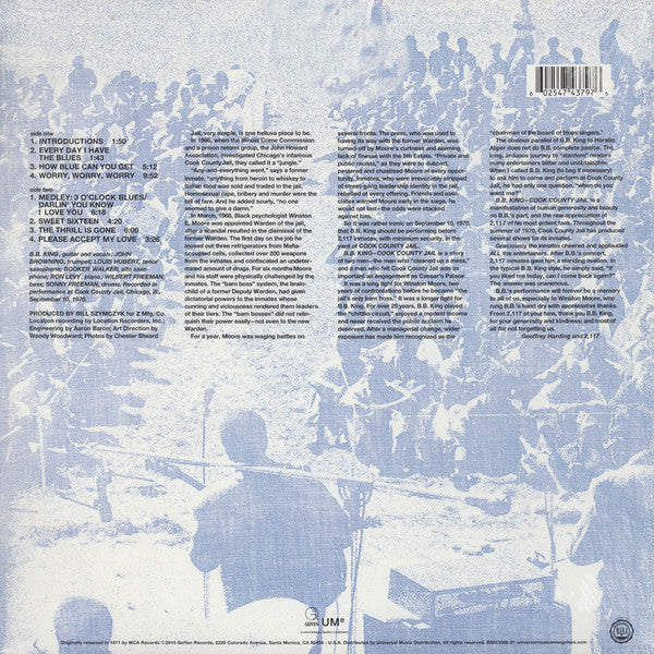 Live In Cook County Jail | Mint (M) Mint (M) - BLUES *SEALED*