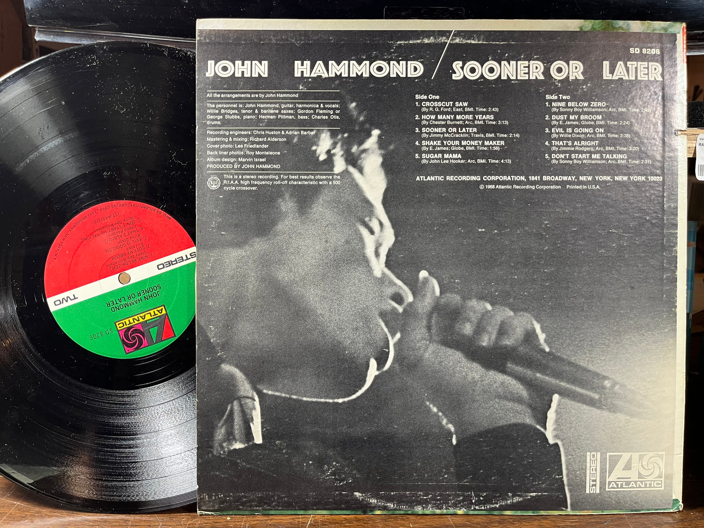 Sooner Or Later (VINYL) | Excellent+ (EX+) Excellent (EX) - BLUES / USED *EXCELLENT+*