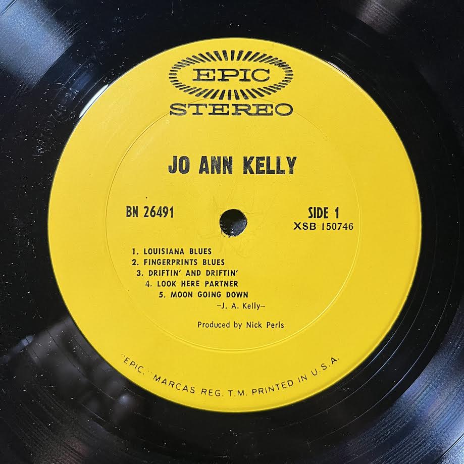 Jo-Ann Kelly (VINYL) | Excellent+ (EX+) Very Good (VG) - BLUES / USED *EXCELLENT+*