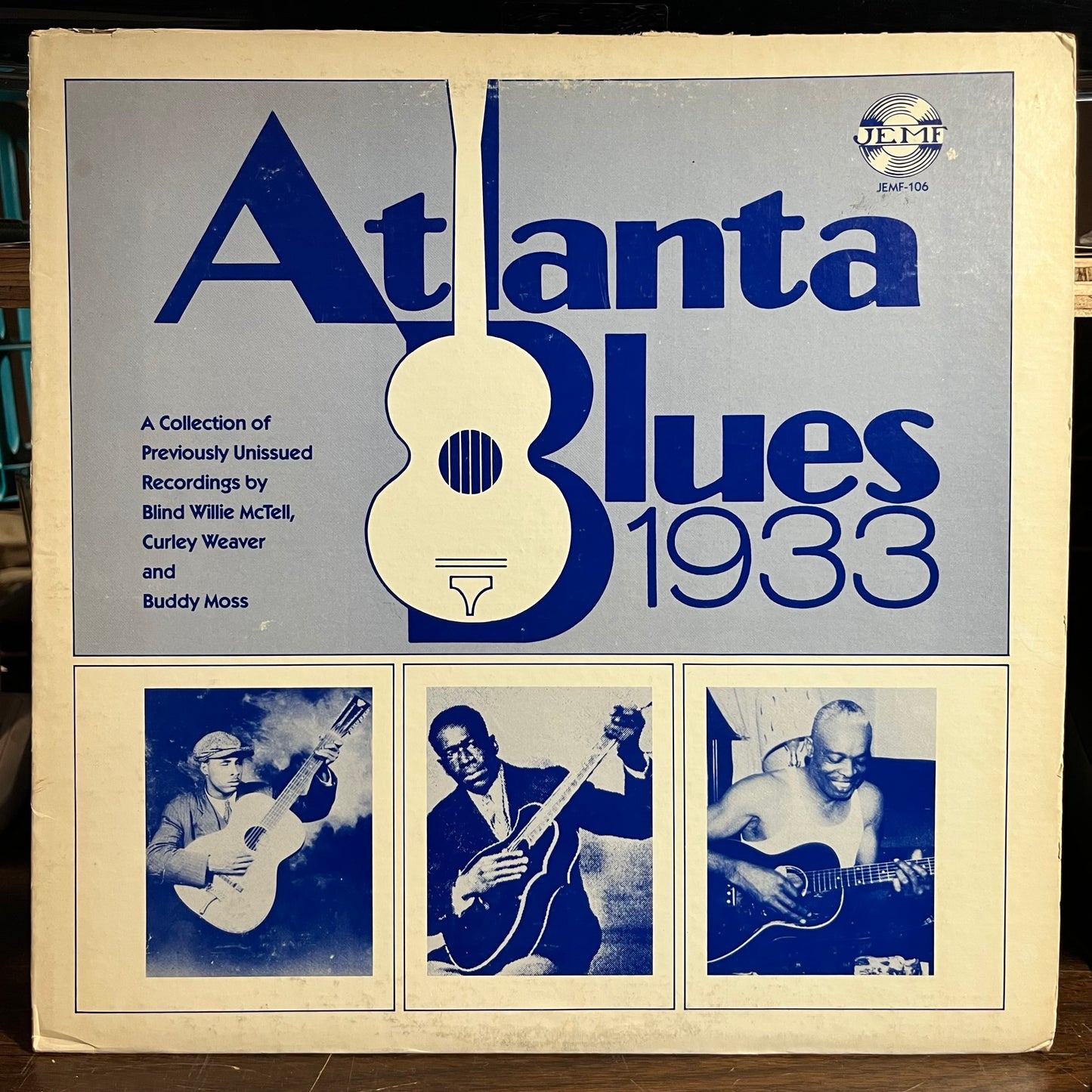 Atlanta Blues 1933 (VINYL) | Excellent (EX) Very Good Plus (VG+) - BLUES / USED *EXCELLENT*