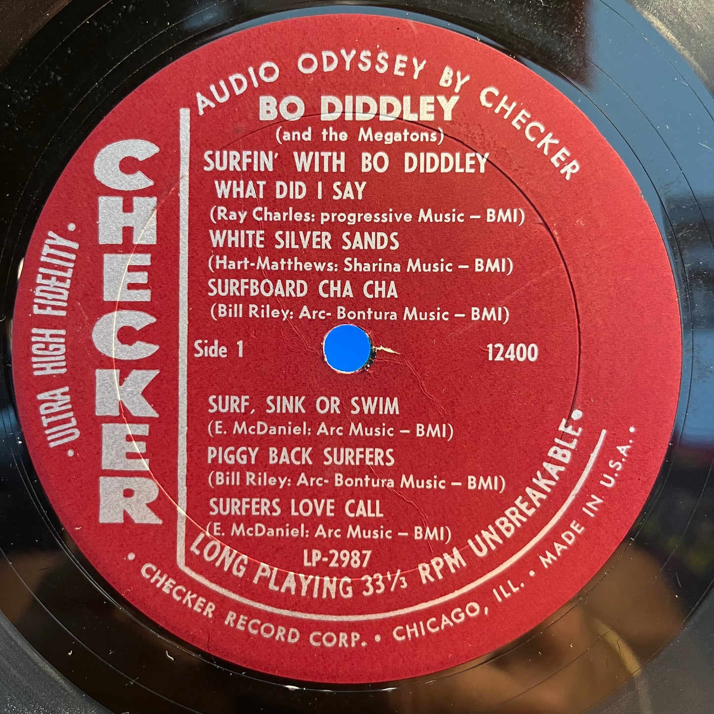 Bo Diddley - Surfin' With Bo Diddley | Good Plus (G+) Generic - BLUES / USED *GOOD++*