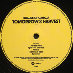 Boards Of Canada Tomorrow's Harvest Warp Records, Music70 2xLP, Album Mint (M) Mint (M)