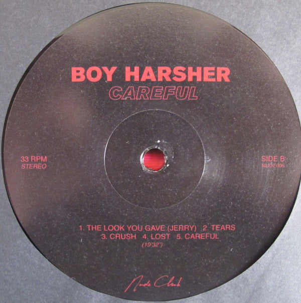 Boy Harsher Careful Nude Club Records LP, Album Near Mint (NM or M-) Mint (M)