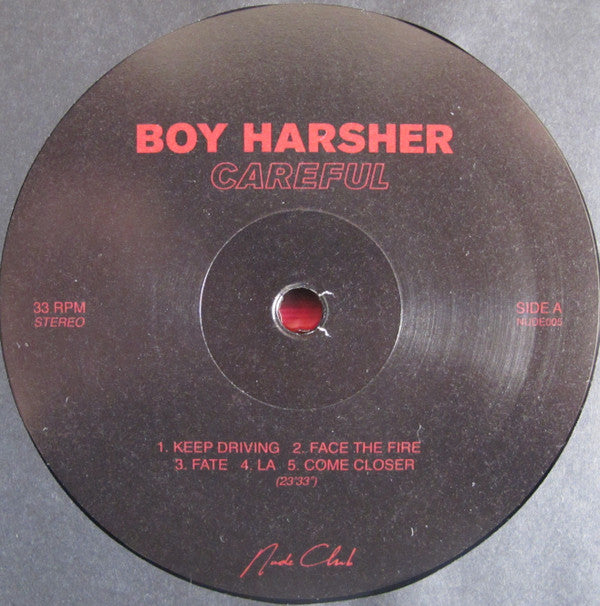 Boy Harsher Careful Nude Club Records LP, Album Near Mint (NM or M-) Mint (M)