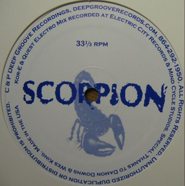 DJ J-Break - Scorpion | Excellent (EX) Generic - BREAKS / USED *EXCELLENT+*