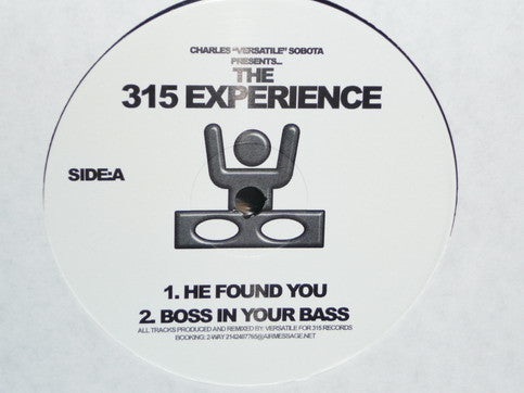 The 315 Experience (12" VINYL) | Very Good Plus (VG+) Generic - BREAKS / USED *VERY GOOD+*
