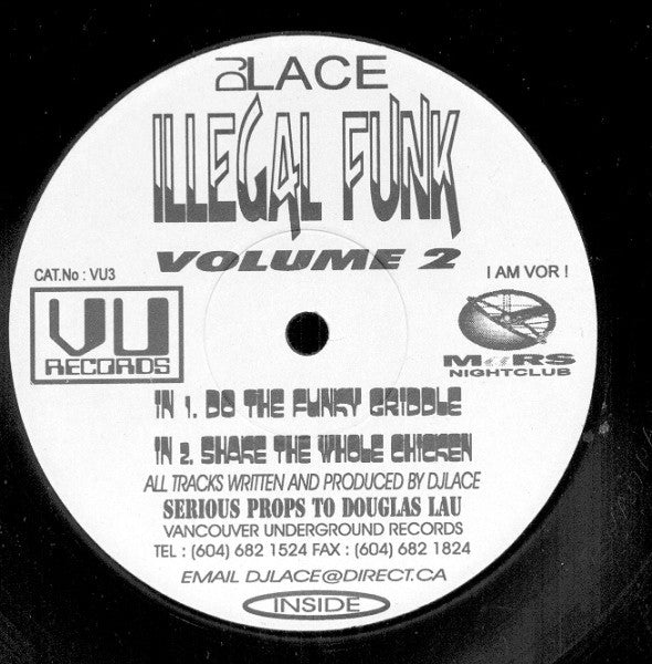 Illegal Funk Volume 2 (12" VINYL) | Very Good Plus (VG+) Generic - BREAKS / USED *VERY GOOD+*