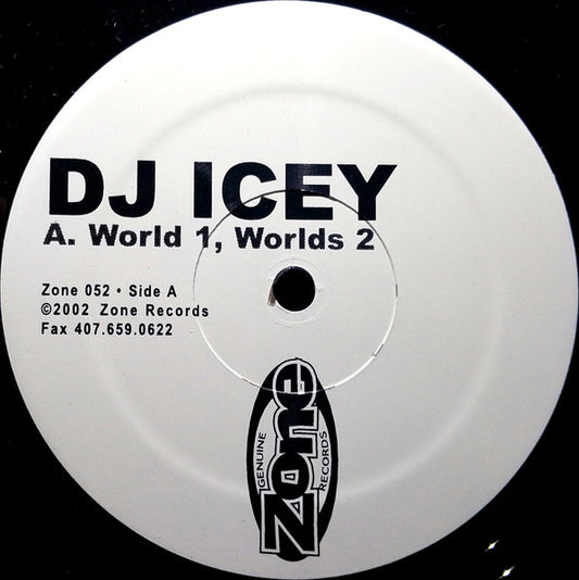 DJ Icey World 1, Worlds 2 / Freaks In Da House 12" Very Good Plus (VG+) Generic