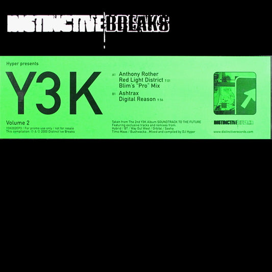 Various Hyper Presents Y3K: Volume 2 EP3 LP Very Good Plus (VG+) Very Good (VG)