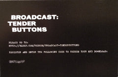 Broadcast Tender Buttons Warp Records, Warp Records LP, Album, RE Mint (M) Mint (M)