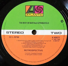 Buffalo Springfield Retrospective - The Best Of Buffalo Springfield Atlantic, Atlantic LP, Comp, RE Near Mint (NM or M-) Near Mint (NM or M-)