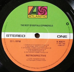 Buffalo Springfield Retrospective - The Best Of Buffalo Springfield Atlantic, Atlantic LP, Comp, RE Near Mint (NM or M-) Near Mint (NM or M-)