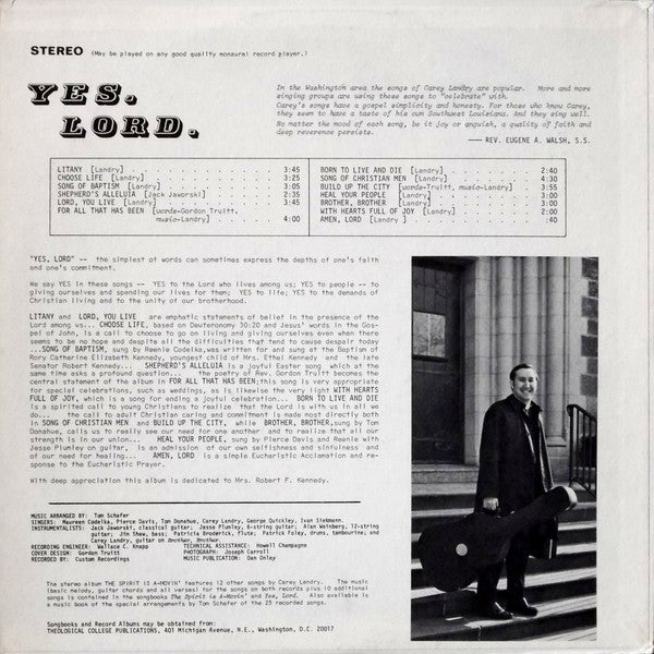 Yes Lord | Very Good Plus (VG+) Very Good Plus (VG+)