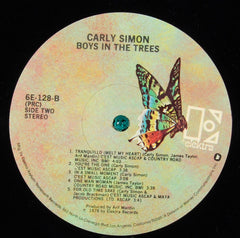 Carly Simon Boys In The Trees Elektra LP, Album, PRC Near Mint (NM or M-) Near Mint (NM or M-)