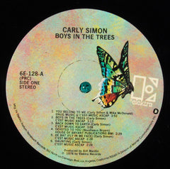 Carly Simon Boys In The Trees Elektra LP, Album, PRC Near Mint (NM or M-) Near Mint (NM or M-)