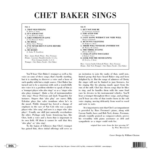 Chet Baker Sings | Mint (M) Mint (M)