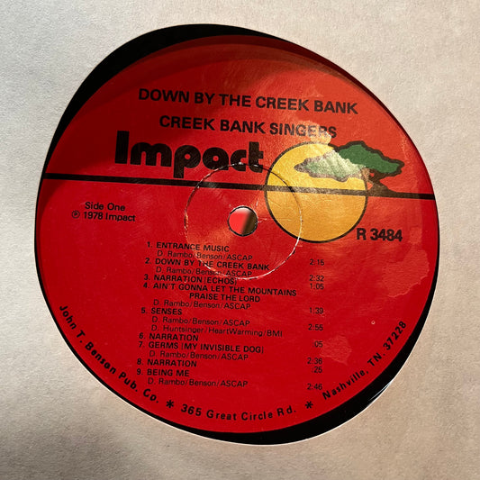 Down By The Creek Bank (VINYL & BOOK)*SIGNED* | Excellent+ (EX+) Excellent+ (EX+) - CHILDRENS / USED *EXCELLENT+*