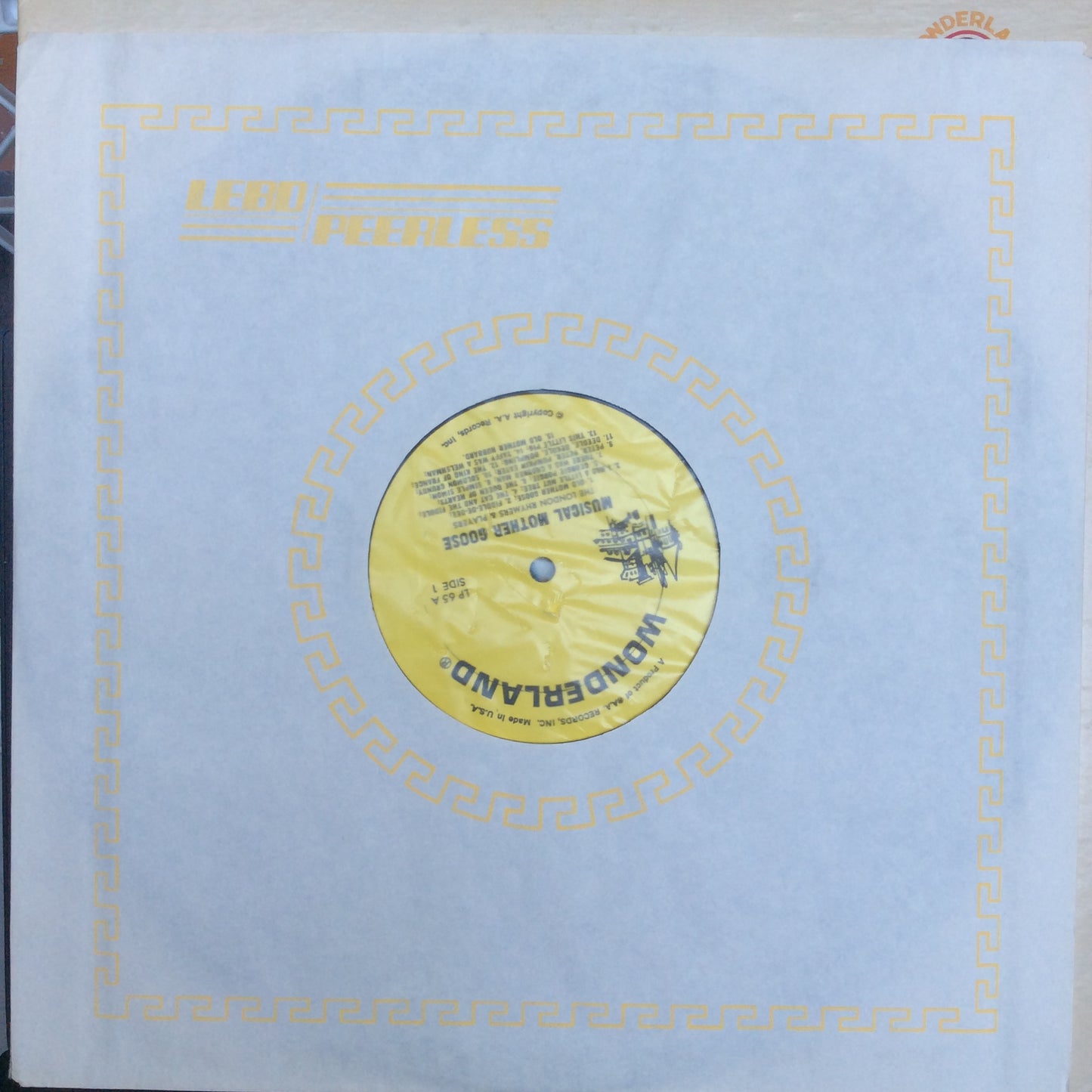 Musical Mother Goose (VINYL) | Excellent (EX) Excellent (EX) - CHILDRENS / USED *EXCELLENT*