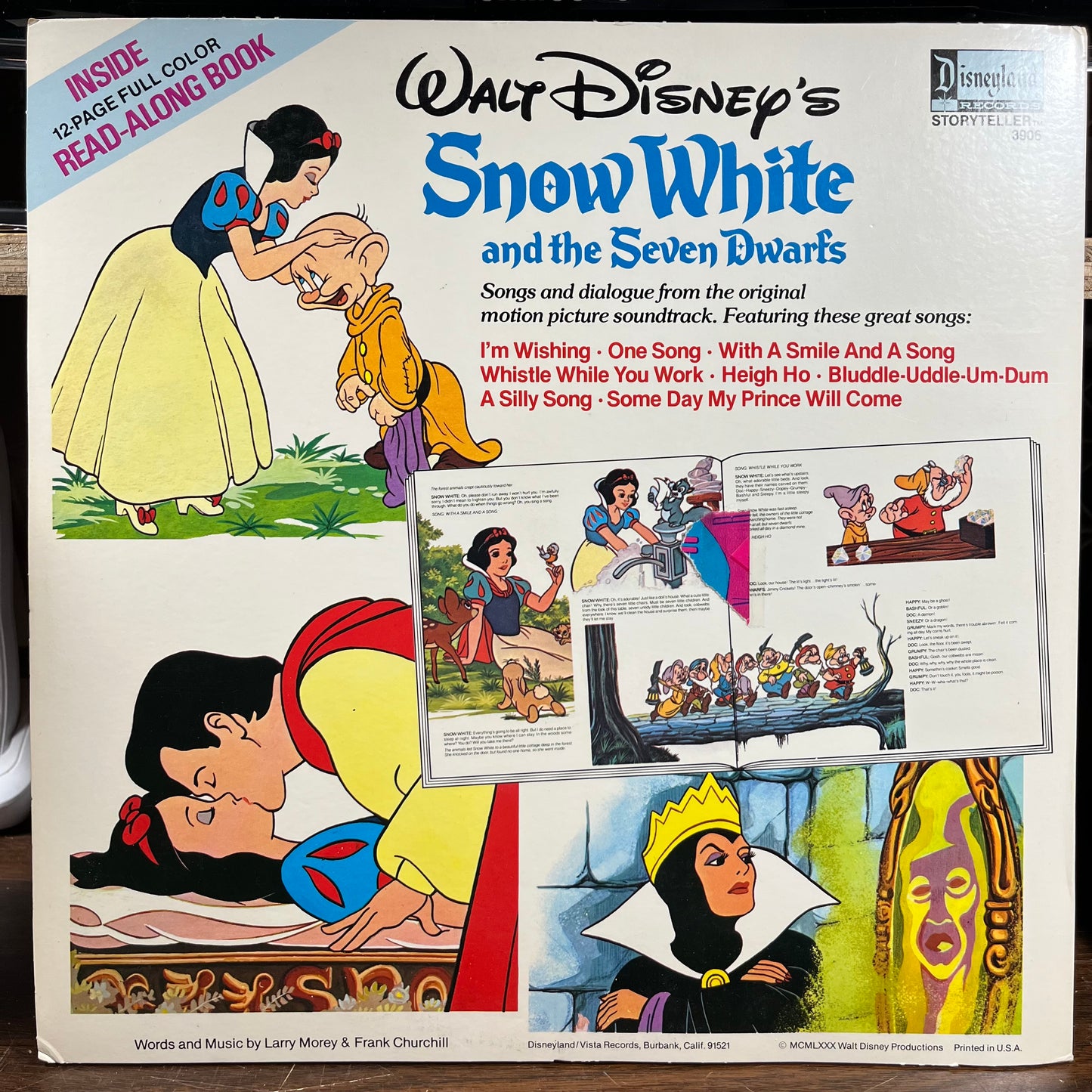 Snow White And The Seven Dwarfs (VINYL) | Near Mint- (NM-) Near Mint- (NM-) - CHILDRENS / USED *NEAR MINT-*