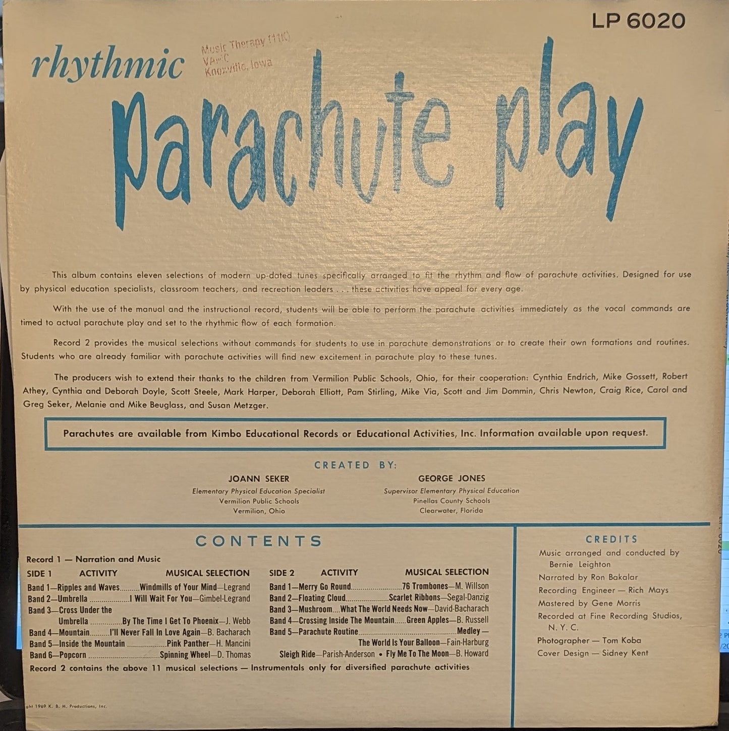 Rhythmic Parachute Play | Near Mint (NM) Excellent (EX)