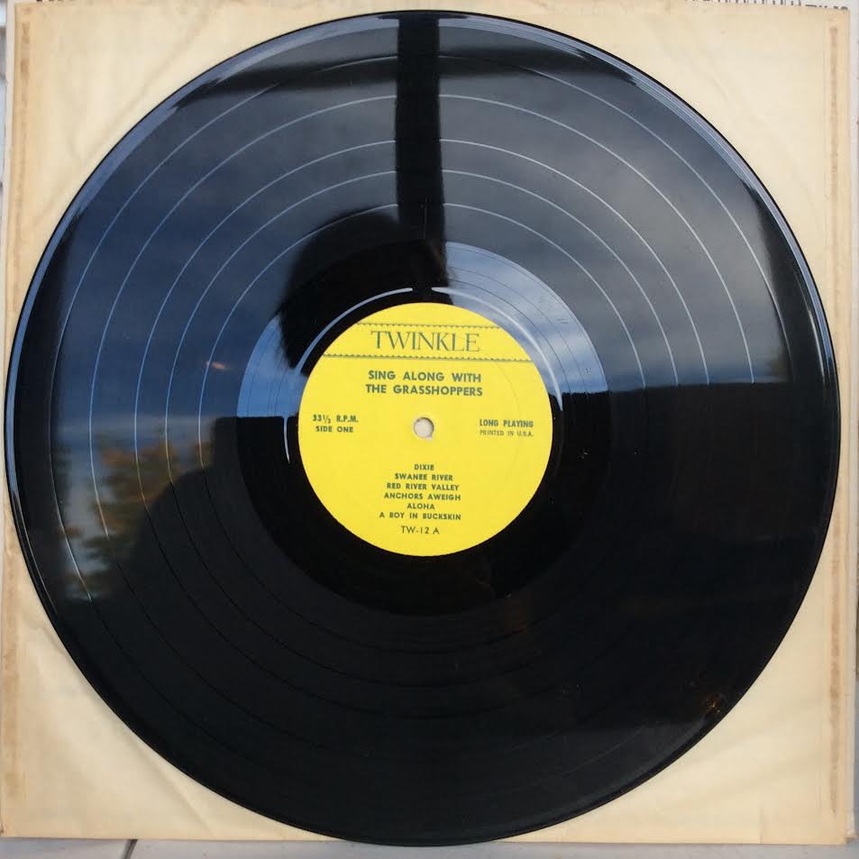 Sing Along With The Grasshoppers (VINYL) | Very Good Plus (VG+) Excellent+ (EX+) - CHILDRENS / USED *VERY GOOD+*