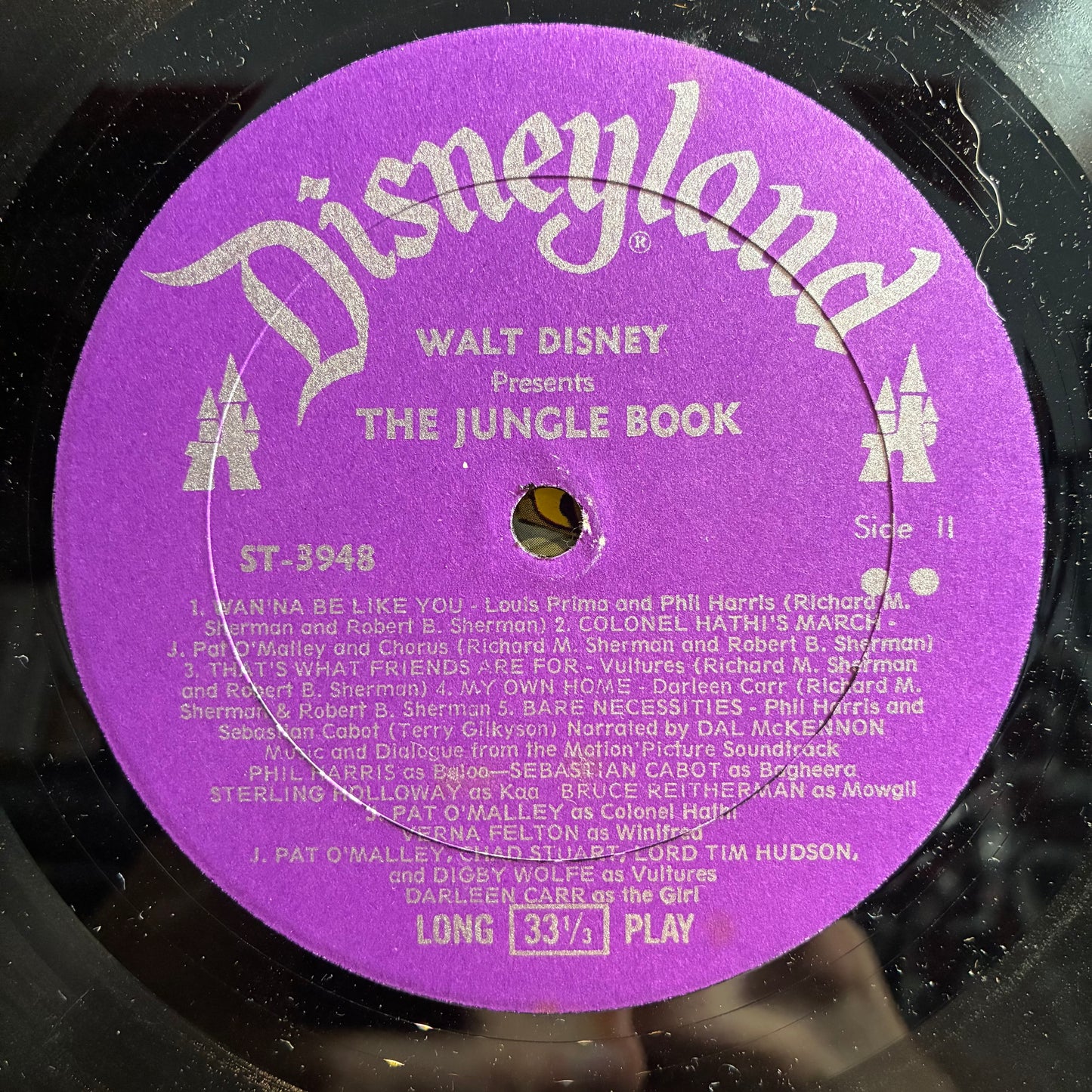 The Story And Songs Of The Jungle Book (VINYL) | Very Good (VG) Very Good Plus (VG+) - CHILDRENS / USED *VERY GOOD*
