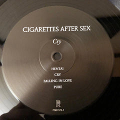 Cigarettes After Sex Cry Partisan Records LP, Album Mint (M) Mint (M)