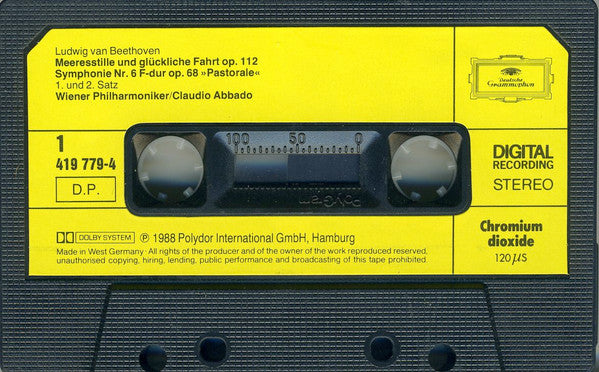 Symphonie No. 6 »Pastorale«, Chorfantasie ∙ Meerestille Und Glückliche Fahrt | Near Mint (NM) Near Mint (NM) - CLASSICAL CA