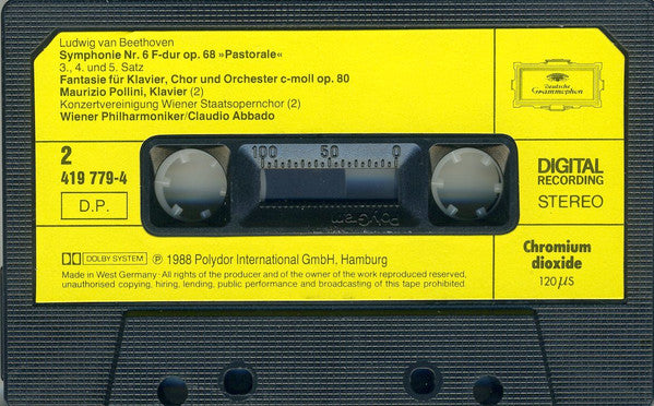 Symphonie No. 6 »Pastorale«, Chorfantasie ∙ Meerestille Und Glückliche Fahrt | Near Mint (NM) Near Mint (NM) - CLASSICAL CA