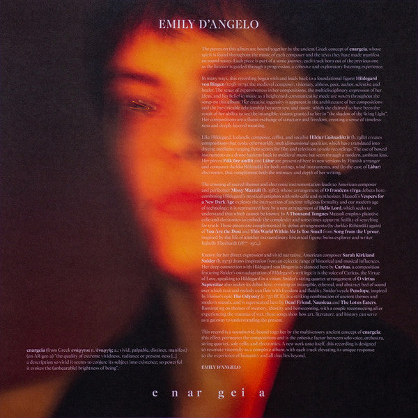 Enargeia (VINYL) | Mint (M) Mint (M) - CLASSICAL *NEW*