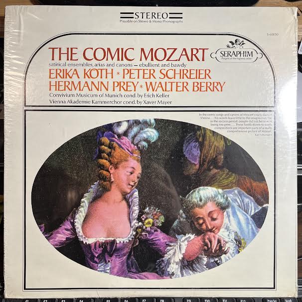 The Comic Mozart, Satirical Ensembles, Arias And Canons (VINYL) | Mint (M) Near Mint (NM) - CLASSICAL *SEALED*