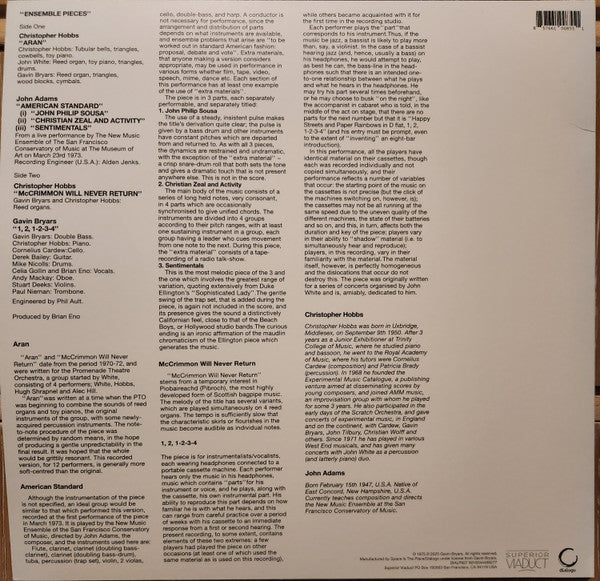 Ensemble Pieces (VINYL) | Mint (M) Mint (M) - CLASSICAL *SEALED*
