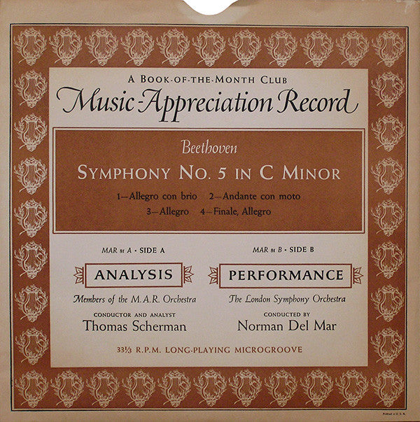 Symphony No. 5 In C Minor | Excellent (EX) Excellent (EX)