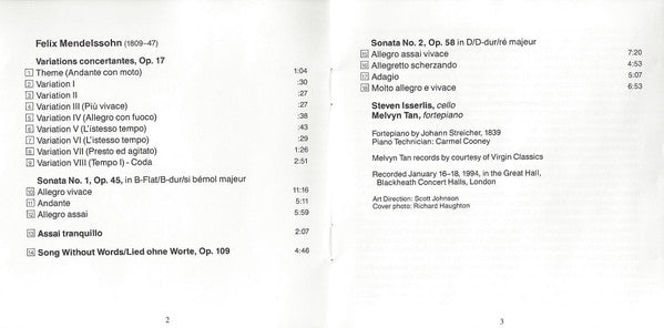 Works For Cello And Piano, Complete (CD) | Excellent+ (EX+) Near Mint (NM) - CLASSICAL / USED *EXCELLENT+*