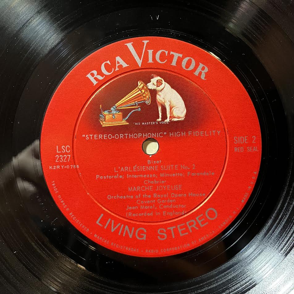 L'Arlésienne Suites 1 And 2 / España Rapsodie / Marche Joyeuse (VINYL) | Excellent+ (EX+) Excellent+ (EX+) - CLASSICAL / USED *EXCELLENT+*