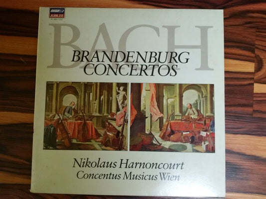 Johann Sebastian Bach Brandenburg Concertos 2xLP Excellent (EX) Very Good Plus (VG+)