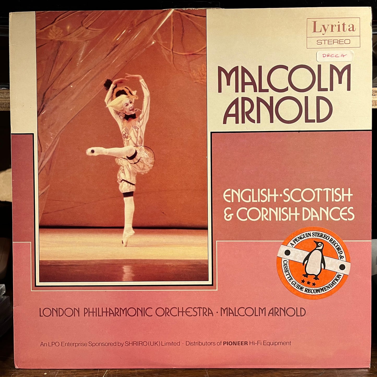 English ∙ Scottish & Cornish Dances (VINYL) | Near Mint- (NM-) Excellent+ (EX+) - CLASSICAL / USED *NEAR MINT-*