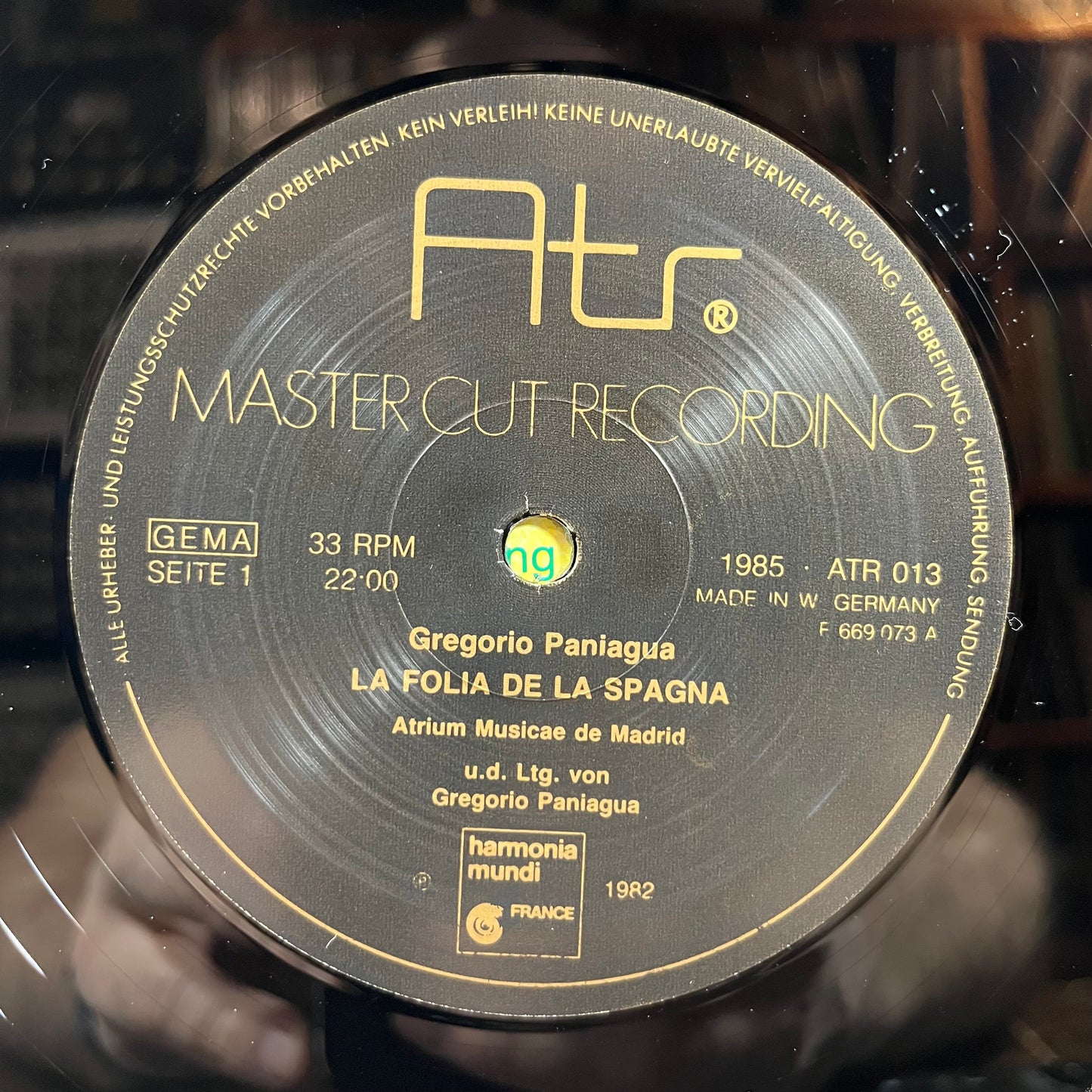 La Folia De La Spagna (VINYL) | Near Mint (NM or M-) Near Mint (NM) - CLASSICAL / USED *NEAR MINT+*