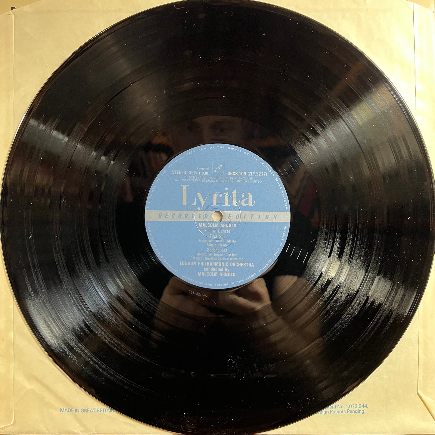 English ∙ Scottish & Cornish Dances (VINYL) | Near Mint- (NM-) Excellent+ (EX+) - CLASSICAL / USED *NEAR MINT-*