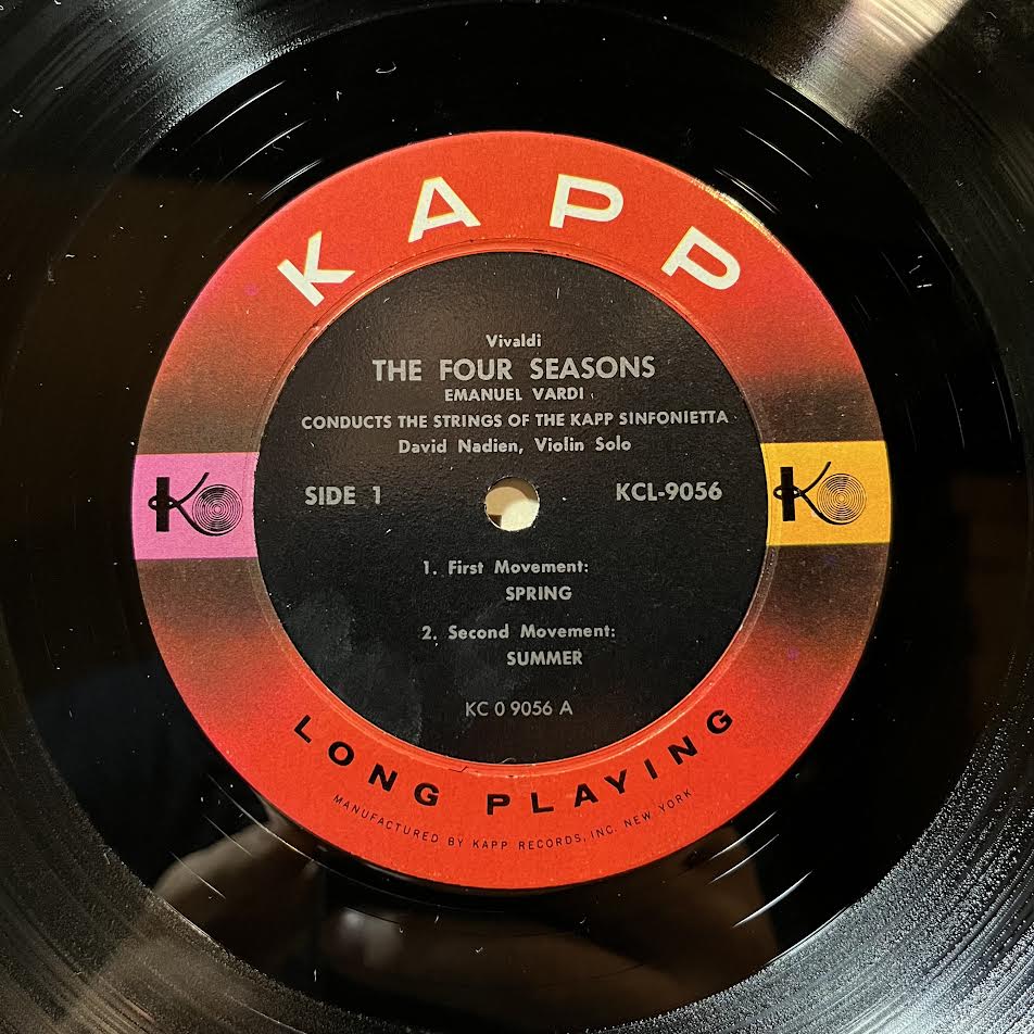 The Four Seasons (VINYL) | Near Mint- (NM-) Excellent (EX) - CLASSICAL / USED *NEAR MINT-*
