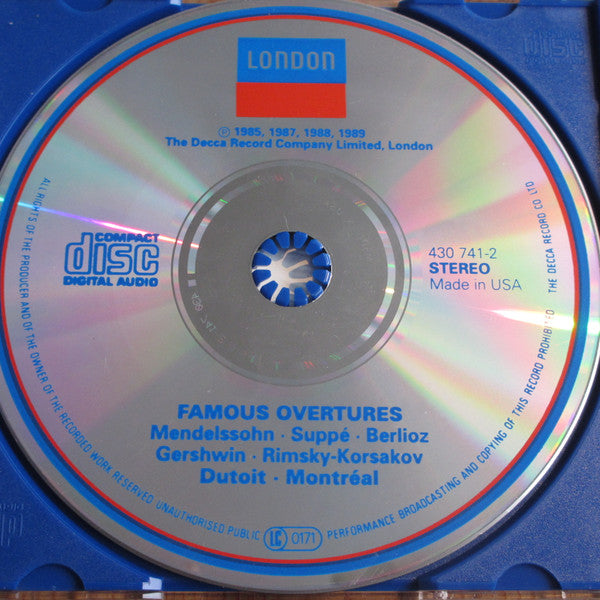 Famous Overtures (CD) | Near Mint (NM or M-) Near Mint (NM or M-) - CLASSICAL / USED *NEAR MINT*