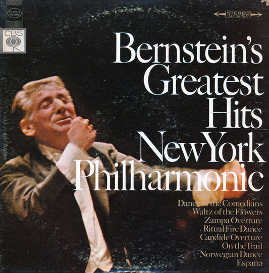 Leonard Bernstein Bernstein's Greatest *360 SOUND* Hits New York Philharmonic LP Near Mint (NM or M-) Very Good Plus (VG+)