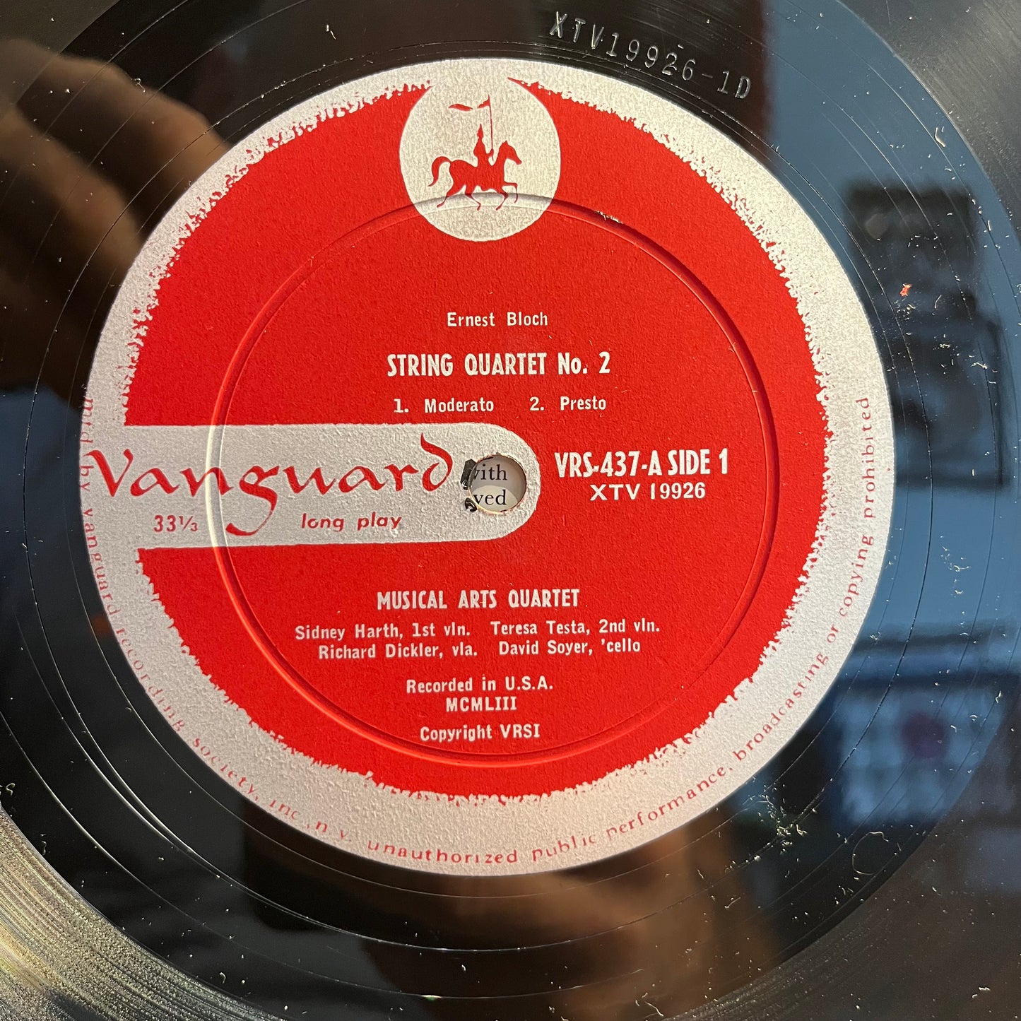 String Quartet No 2 | Near Mint (NM) Excellent (EX)