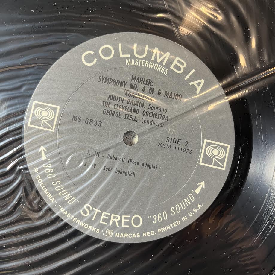 Symphony No. 4 In G (VINYL) | Near Mint (NM) Near Mint (NM) - CLASSICAL / USED *NEAR MINT*