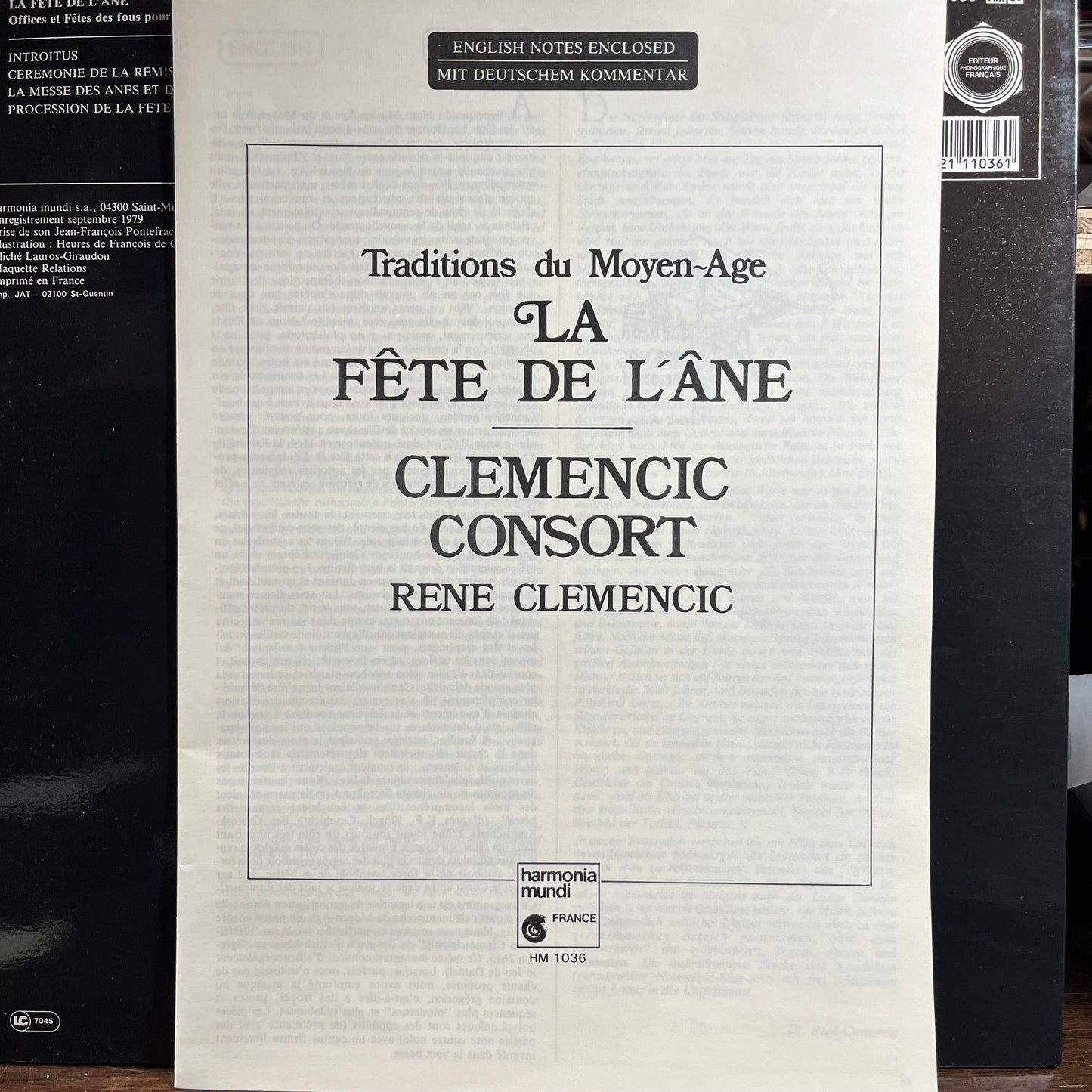 La Fête De L´âne - Traditions Du Moyen-Age (FRENCH VINYL) | Near Mint (NM) Near Mint (NM) - CLASSICAL / USED *NEAR MINT*