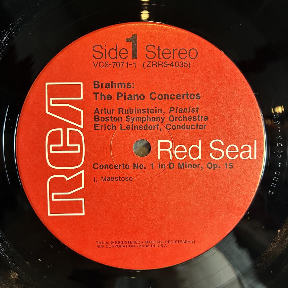 The Piano Concertos, No. 1 In D Minor / No. 2 In B-Flat (VINYL) | Near Mint (NM or M-) Excellent (EX) - CLASSICAL / USED *NEAR MINT*