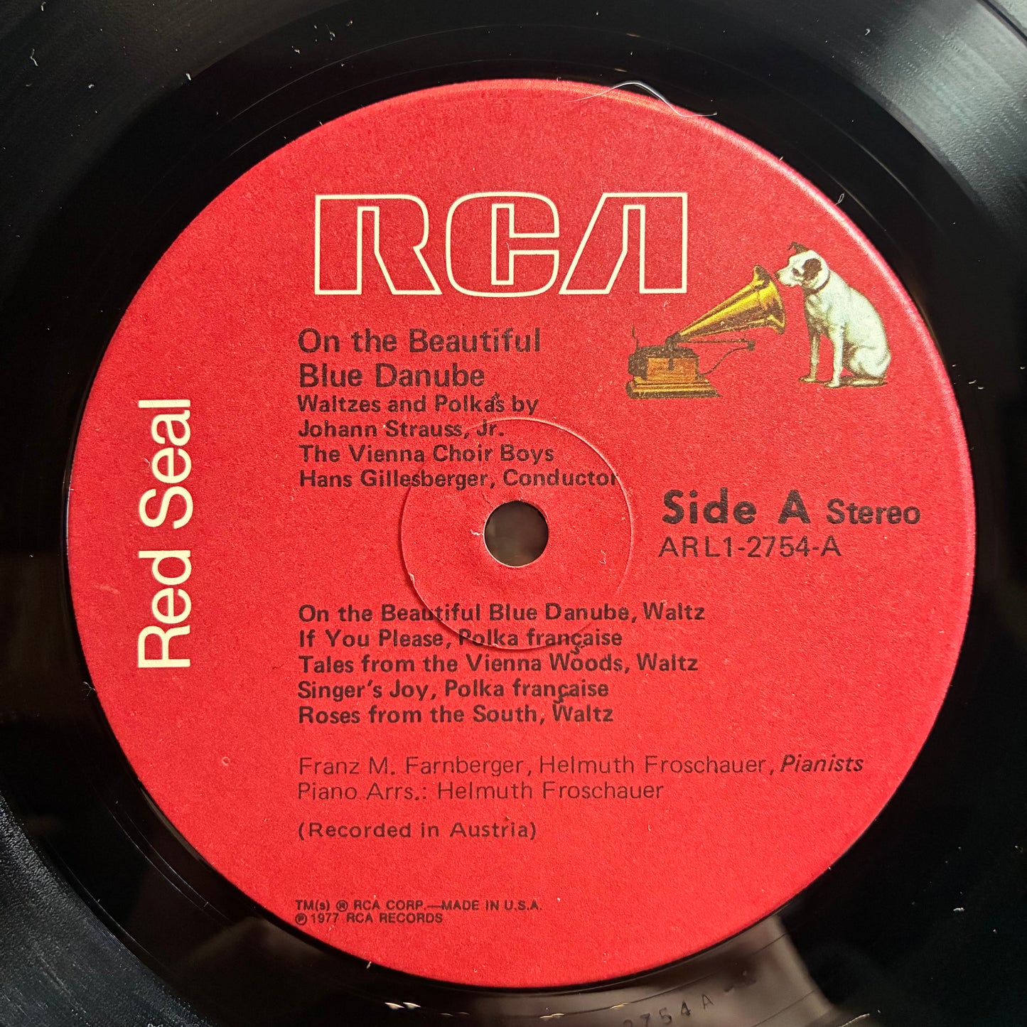 On The Beautiful Blue Danube: Waltzes And Polkas By Johann Strauss, Jr (VINYL) | Near Mint (NM or M-) Excellent (EX) - CLASSICAL / USED *NEAR MINT*